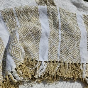 Forside Home & Garden Outdoor Safe Throw Blanket Brand New 100% Cotton 50" x 60